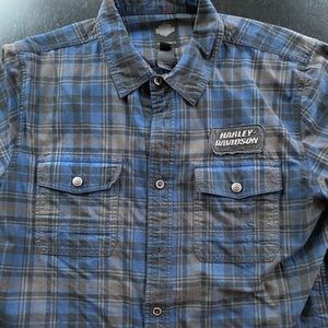 Harley Davidson Men’s Plaid Shirt